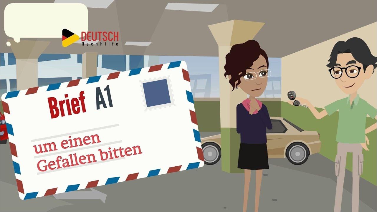 Darf Ich Dich Um Einen Gefallen Bitten Krebs Brief A1 | um einen Gefallen bitten | Ask for a favour | Learn German