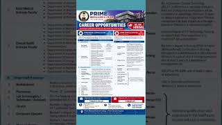 ​Prime Medical & Dental College Islamabad Jobs 2026 |Prime General Hospital Staff RequiredLatestJobs