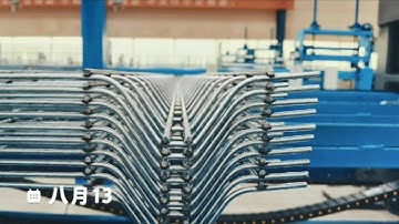 advanced fully automatic mesh fence production line