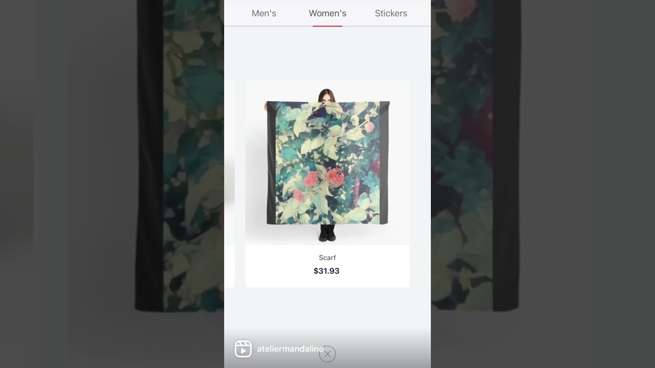 Scarf Sale! Save 15% on 2 or more scarves from Amandaline Redbubble ~ link in bio! 