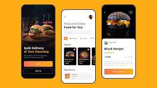 Food Mobile App Design | Figma UI/UX Tutorial