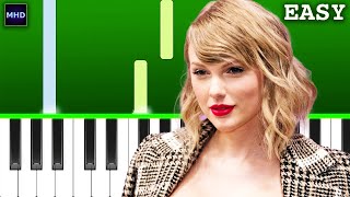 Taylor Swift - Chloe or Sam or Sophia or Marcus - Piano Tutorial