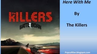 The Killers - Here With Me (Lyrics)