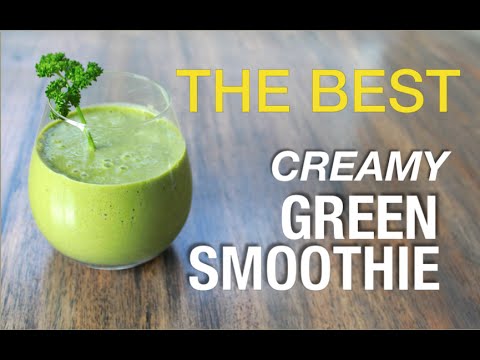 delicious-creamy-green-smoothie-|-healthy-recipe