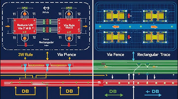 Crosstalk Reduction in Microstrip Lines | FEKO Simulation