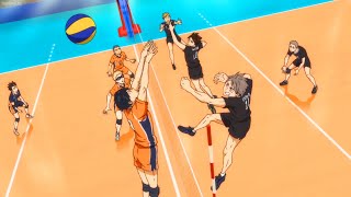 ハイキュー TO THE TOP !! [ Best Moments # 9] 至高の宮双子に圧倒される烏野    Haikyuu!! To the Top