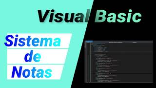 Sistema de Control de Notas | VB