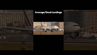 Bad Vs Average Vs Good Vs Best Landings