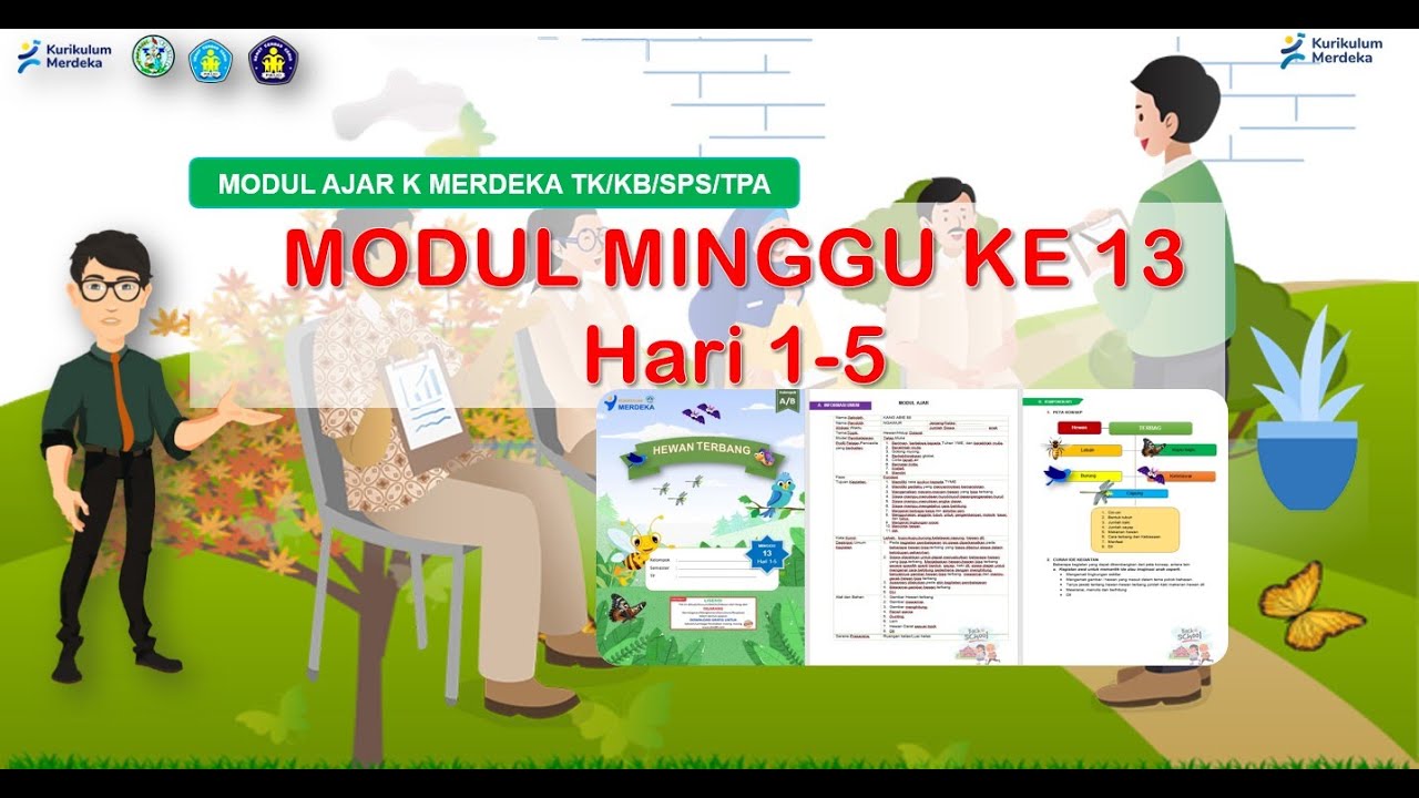 MODUL AJAR MINGGU KE 13 TK/KB/SPS/TPA - YouTube