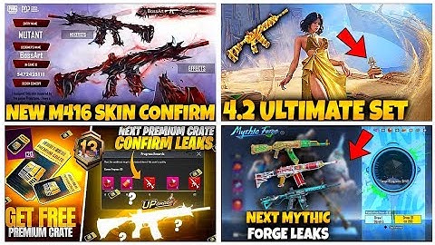 🤯 NEXT PREMIUM CRATE PUBG LEAKS | NEW M416 SKIN & MYTHIC FORGE CONFIRM | ULTIMATE SET | PUBGM