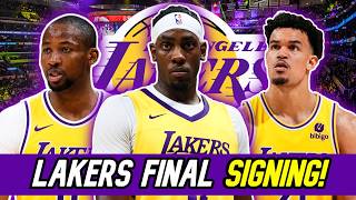 Lakers FINAL SIGNING After Adding Ziaire Williams! | Lakers Sign & Trade + Free Agent Targets!
