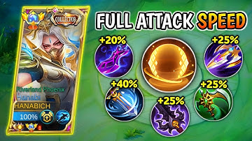 NEW META!! HANABI FULL ATTACK SPEED BUILD😱 (ATK SPEED HACK) | HANABI BEST BUILD | MOBILE LEGENDS