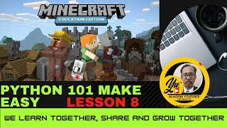 Celebrity Minecraft Education Edition Python 101-Lesson 8 Wealth