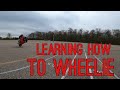 Learning How To Wheelie A Crotch Rocket (Day One)