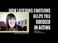 Emotions for acting success