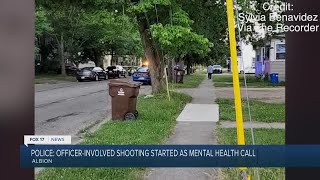 Man dies following officer-involved shooting in Albion