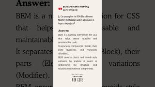 “Write Clean CSS Like a Pro! 💻🔥 (BEM)” #frontendcourse #frontend #coding #codeflow