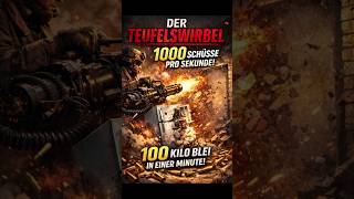 Warum man die M134 Minigun fürchtet 💀 #m134 #waffentechnik #fakten #wissen