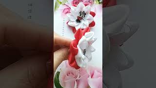 Минни всегда вне конкуренции. В этом варианте из отрезков 8,5 и 8 см. #diy #bow #канзашимк