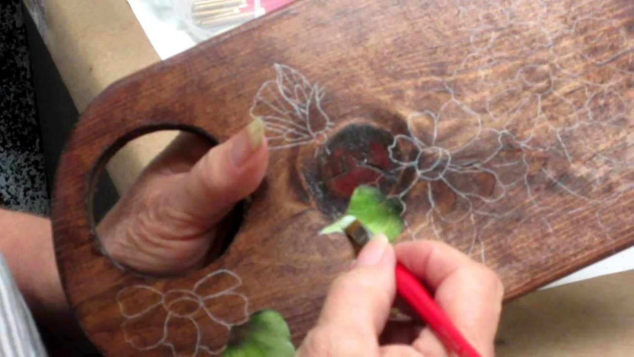 How to paint leaves with oil paint YouTube