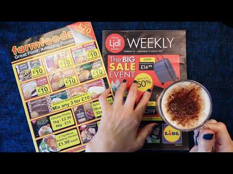 ASMR | Lidl Weekly Time! Whispered Sales Circular & Coffee - Lighthearted Reading, Chat, Ramble