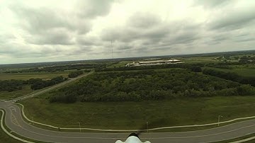 Eflite Apprentice s15e  flight with crash.