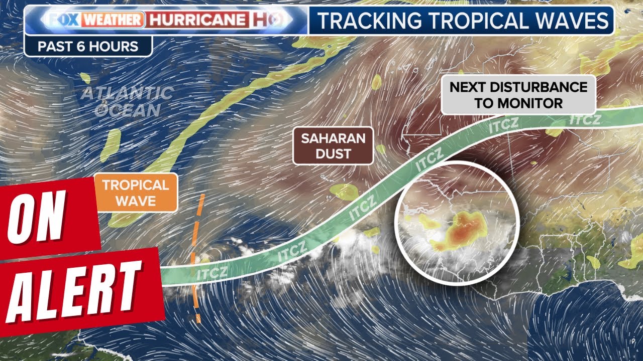 Hurricane analysis: Atlantic Tropical Wave Train Is Rolling Off Africa ...