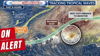 Hurricane Ysis Atlantic Tropical Wave Train Is Rolling Off Africa