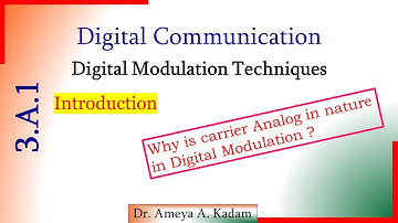 3.A.1 Digital Modulation Techniques: Introduction