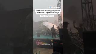 Lady Raras Stage Collapsed While She Was Performing The Song Semabangjir flood Season