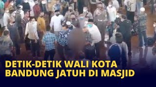 Detik-detik Wali Kota Bandung Oded M Danial Jatuh saat Hendak Khotbah Jumat