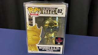 Funko Gold Notorious B.I.G. Toy Tokyo Exclusive 20 Year Anniversary