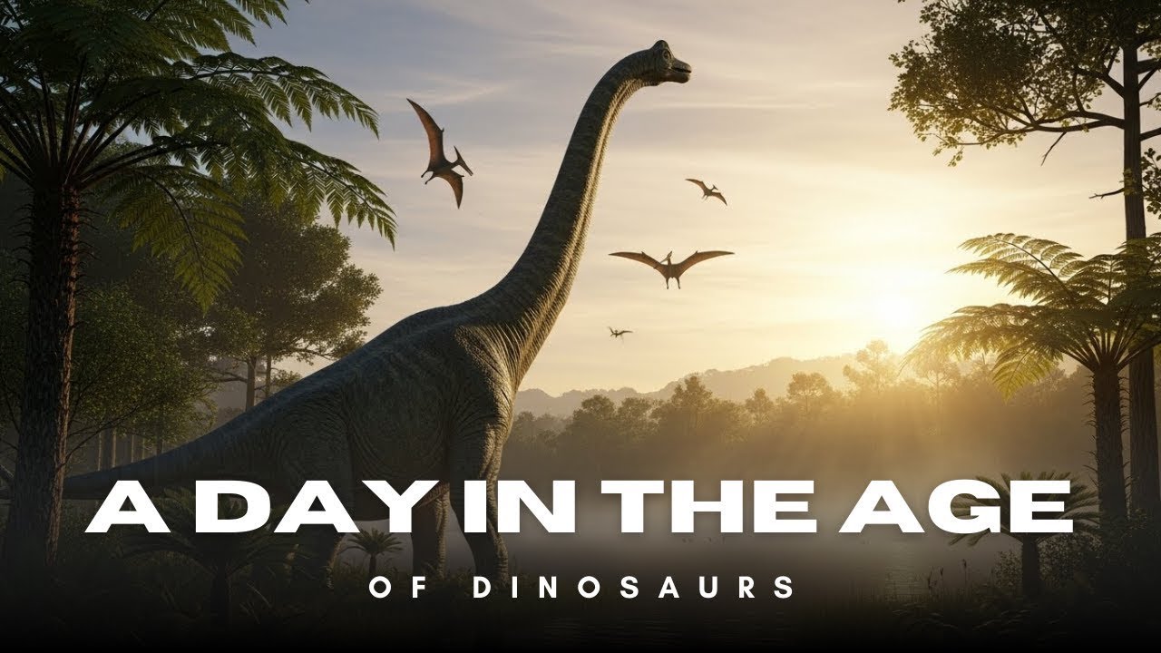 A Peaceful Day in the Age of Dinosaurs‼️ A Cinematic Prehistoric World