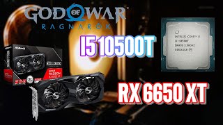 LGA 1200 - GOD OF WAR RAGNAROK - RX 6650 XT - i5 10500T - 32 GB RAM, Rodou tranquilo?