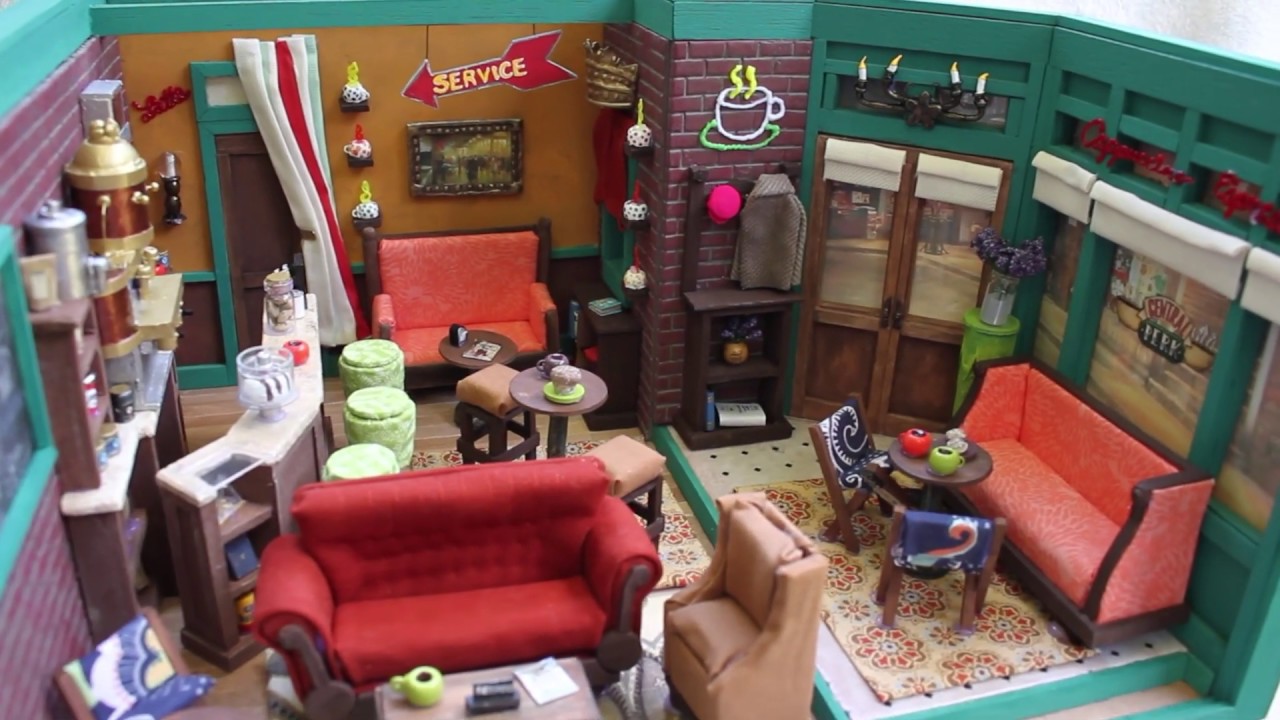 Handmade Friends Central Perk Dollhouse Diorama YouTube