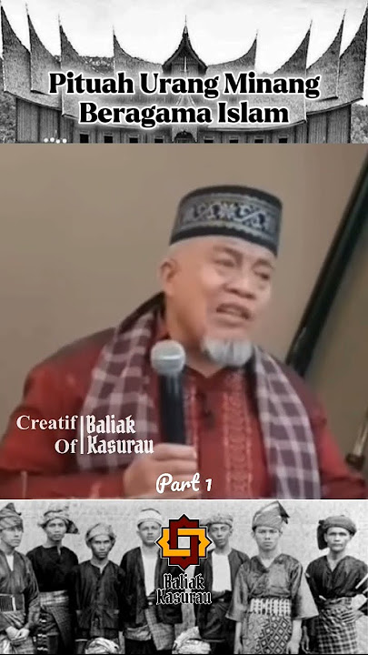 Pituah Urang Minang Beragama Islam Kata Buya Ristawardi (1/2) #buyaristawardi #pituah