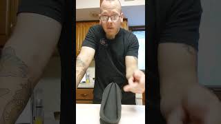 pyramid fold and the bird fold for napkins. #veteran #folding #napkinfolding #fancy #viralvideo