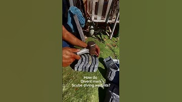 🎥 How Do Divers Mark Their Scuba Weights? 🤿