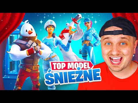 TOP MODEL BUT WINTER and SNOW SKINS in Fortnite