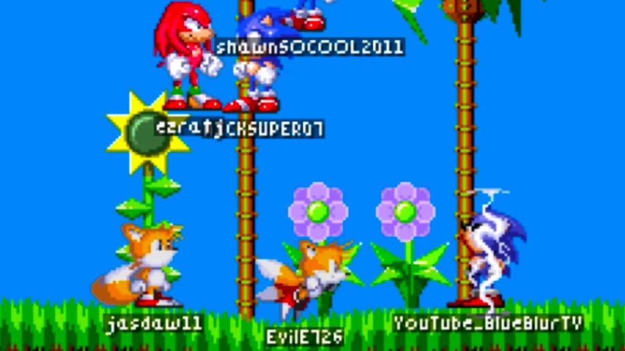 Classic Sonic Simulator V9 Red Sonic