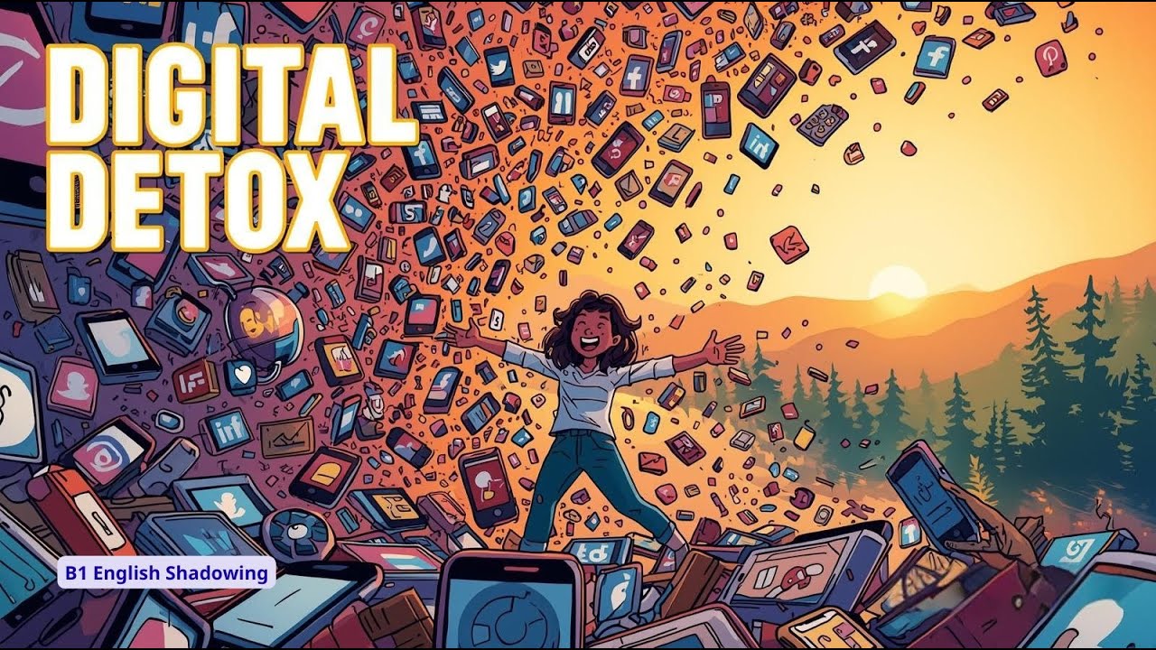 Digital Detox: Find Focus in a Distracted World | B1 English Shadowing ...