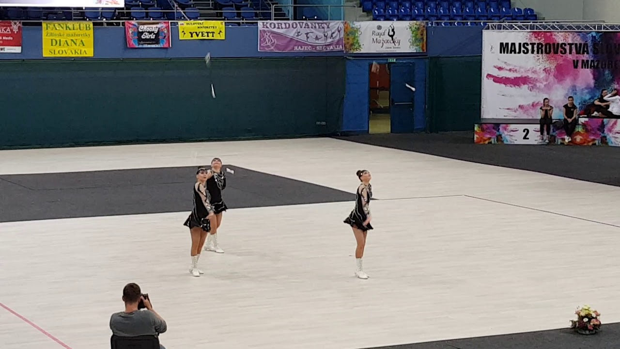 DIRIDONKY PREŠOV MSR BA Trio junior baton