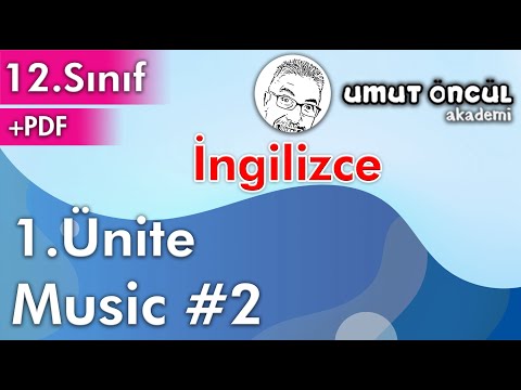 İngilizce | 12.Sınıf | 1.Ünite | Music #2 | +PDF