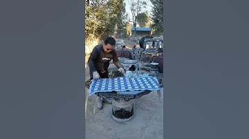 Stone rotatable dining table by stone cnc router