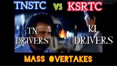 TNSTC 🔥 🔥 vs KSRTC Kerala Bus Mass overtakes || For bus lovers