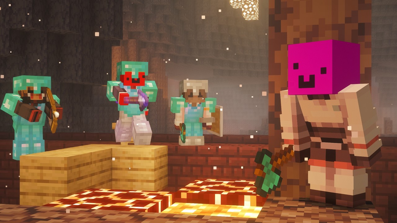 Minecraft Speedrunner VS 3 Hunters Rematch (UNSTAGED)