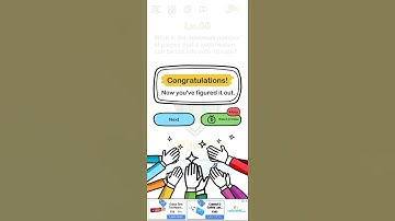 Brain Out level 85 - Maximum number of pieces that a watermelon can be cut into with 10 cuts