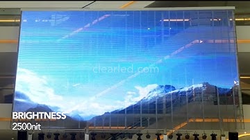 Cofco and Vanke LED curtain display – ClearLED WALL