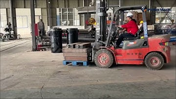 Heavy-Duty Plastic Molded Pallet Dynamic Load Test