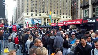 UFC 217 fan fest outside Madison Square Garden